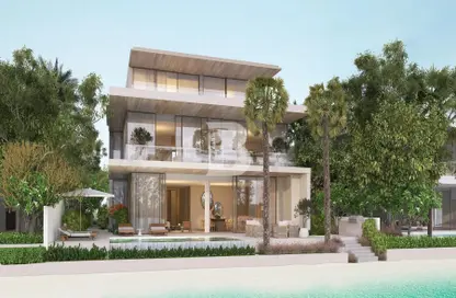 Villa - 5 Bedrooms - 6 Bathrooms for sale in Frond A - Garden Homes - Palm Jebel Ali - Dubai