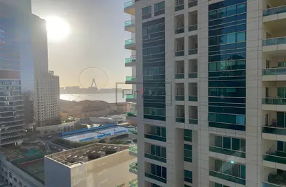 Apartment - Studio - 1 Bathroom for rent in Skyview Tower - Dubai Marina - Dubai