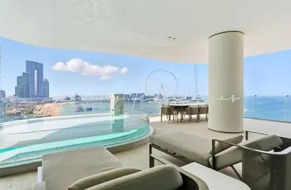 Apartment - 4 Bedrooms - 5 Bathrooms for rent in sensoria at Five Luxe - Jumeirah Beach Residence - Dubai