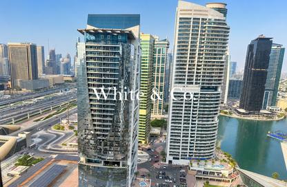 Apartment - Studio - 1 for rent in Goldcrest Executive - JLT Cluster C - Jumeirah Lake Towers - Dubai