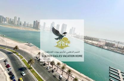 Apartment - 1 Bedroom - 2 Bathrooms for rent in Beach Tower 1 - Al Khan Lagoon - Al Khan - Sharjah Apartment - 1 Bedroom - 2 Bathrooms for rent in Beach Tower 1 - Al Khan Lagoon - Al Khan - Sharjah