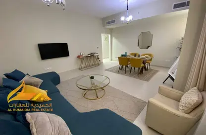 شقة - 2 غرف نوم - 3 حمامات للبيع في قرية الاميرة - الياسمين - عجمان