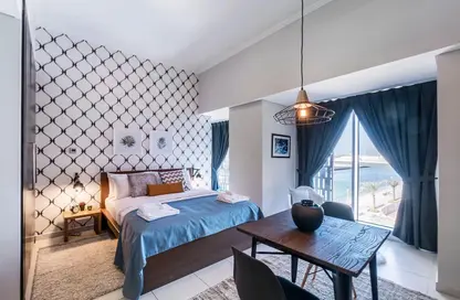 Apartment - Studio - 1 Bathroom for rent in Cayan Tower - Dubai Marina - Dubai