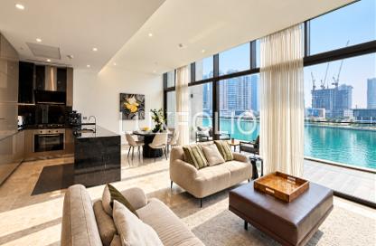 Duplex - 2 - 4 for rent in Peninsula Five - Peninsula - Business Bay - Dubai