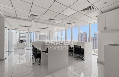 Office Space - Studio - 1 Bathroom for rent in The Prism - Business Bay - Dubai