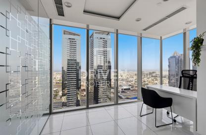 Office Space - Studio - 1 Bathroom for rent in The Prism - Business Bay - Dubai