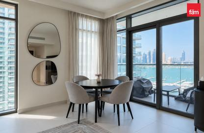 Apartment - 2 - 2 for rent in Marina Vista Tower 2 - Marina Vista - Emaar Beachfront - Dubai Harbour - Dubai