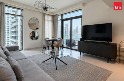 Apartment - 2 - 2 for rent in Marina Vista Tower 2 - Marina Vista - Emaar Beachfront - Dubai Harbour - Dubai