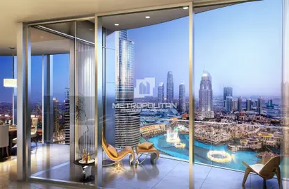 شقة - غرفة نوم - 1 حمام للبيع في اكسكوزيت ليفينج ريزيدنسز - برج خليفة - وسط مدينة دبي - دبي