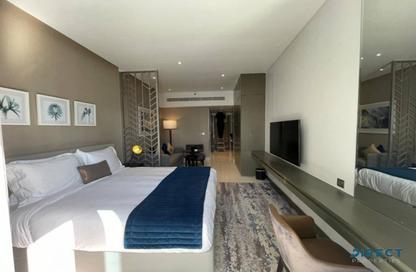 Apartment - Studio - 1 Bathroom for rent in Damac Maison Prive B - Damac Maison Prive - Business Bay - Dubai