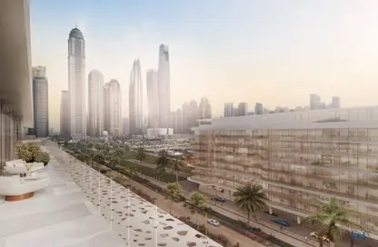 Apartment - 2 Bedrooms - 3 Bathrooms for sale in Dubai Harbour Residences Area 1 Tower A - Dubai Harbour Residences Area 1 - Dubai Harbour Residences - Dubai Harbour - Dubai