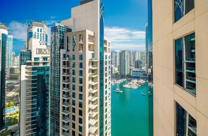 شقة - 2 غرف نوم - 3 حمامات للايجار في برج شيمارا - مارينا بروموناد - دبي مارينا - دبي