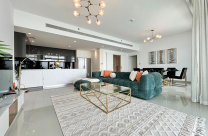 Apartment - 4 Bedrooms - 4 Bathrooms for rent in Beach Vista Tower 1 - Beach Vista - Emaar Beachfront - Dubai Harbour - Dubai