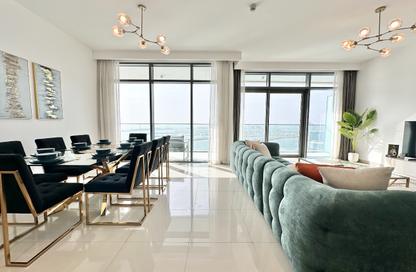 Apartment - 4 Bedrooms - 4 Bathrooms for rent in Beach Vista Tower 1 - Beach Vista - Emaar Beachfront - Dubai Harbour - Dubai