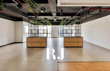 Office Space - Studio - 1 Bathroom for rent in Marina Plaza - Dubai Marina - Dubai