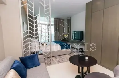 Apartment - Studio - 1 Bathroom for rent in Damac Maison Prive A - Damac Maison Prive - Business Bay - Dubai