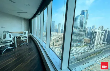 Office Space - Studio - 1 Bathroom for rent in The Prime Tower - Business Bay - Dubai