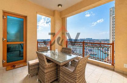 Apartment - 2 Bedrooms - 4 Bathrooms for rent in Marina Residences 1 - Marina Residences - Palm Jumeirah - Dubai