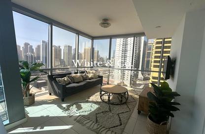 شقة - غرفة نوم - 2 حمامات للايجار في برج إنديجو - (JLT) مجمع D - أبراج بحيرات الجميرا - دبي