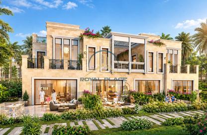 Townhouse - 4 - 3 for rent in Malta - Damac Lagoons - Dubai