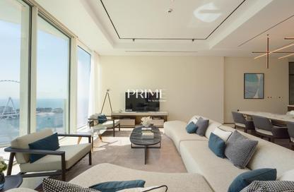 Apartment - 3 Bedrooms - 4 Bathrooms for rent in sensoria at Five Luxe - Jumeirah Beach Residence - Dubai