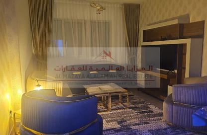 شقة - غرفة نوم - 2 حمامات للايجار في 3 برج منازل - الممزر - الشارقة - الشارقة