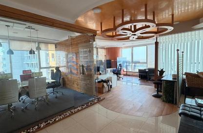 Office Space - Studio - 1 Bathroom for rent in Churchill Executive Tower - Churchill Towers - Business Bay - Dubai