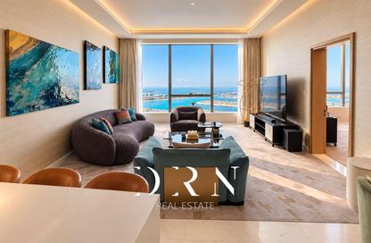 Apartment - 1 - 1 for rent in The Palm Tower - Palm Jumeirah - Dubai