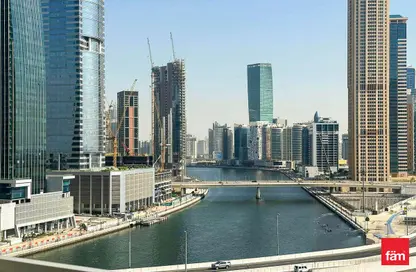 شقة - غرفة نوم - 2 حمامات للايجار في برج نورا - مدينة الحبتور - الخليج التجاري - دبي