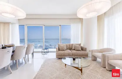 Apartment - 3 Bedrooms - 4 Bathrooms for rent in Grand Bleu Tower 1 - EMAAR Beachfront - Dubai Harbour - Dubai