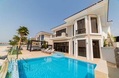 Villa - 5 Bedrooms - 6 Bathrooms for rent in Garden Homes Frond P - Garden Homes - Palm Jumeirah - Dubai