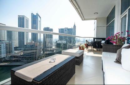 Apartment - 2 Bedrooms - 2 Bathrooms for rent in Dorra Bay - Dubai Marina - Dubai