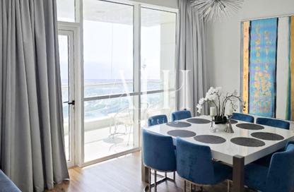 Apartment - 2 - 3 for rent in Al Bateen Residences - Jumeirah Beach Residence - Dubai