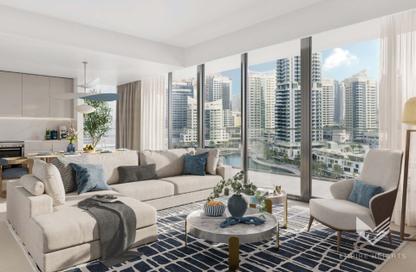 Apartment - 2 - 2 for sale in Marina Shores - Dubai Marina - Dubai