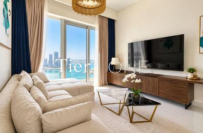 Apartment - 1 - 2 for rent in Palm View - Dubai Media City - Dubai