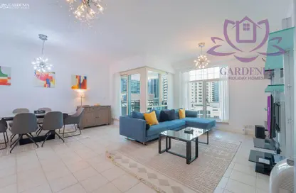 Apartment - 2 Bedrooms - 2 Bathrooms for rent in Al Anbar Tower - Emaar 6 Towers - Dubai Marina - Dubai