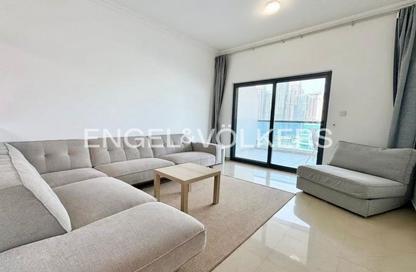 Apartment - 1 - 1 for rent in Time Place Tower - Dubai Marina - Dubai