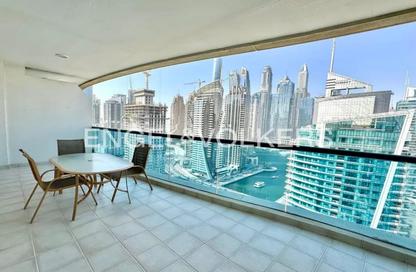 Apartment - 1 - 1 for rent in Time Place Tower - Dubai Marina - Dubai