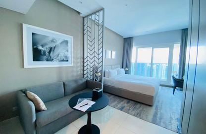 Apartment - Studio - 1 Bathroom for rent in Damac Maison Prive B - Damac Maison Prive - Business Bay - Dubai