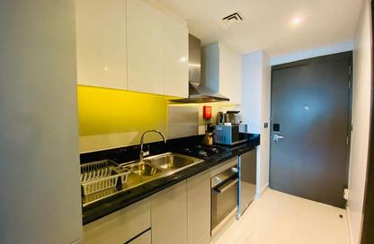 Apartment - Studio - 1 Bathroom for rent in Damac Maison Prive B - Damac Maison Prive - Business Bay - Dubai