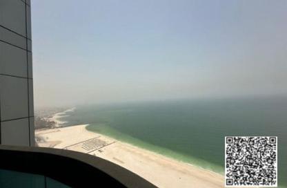 Apartment - 2 Bedrooms - 2 Bathrooms for rent in Corniche Tower - Ajman Corniche Road - Ajman