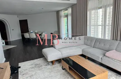 Apartment - 3 Bedrooms - 4 Bathrooms for rent in Al Tamr - Shoreline Apartments - Palm Jumeirah - Dubai