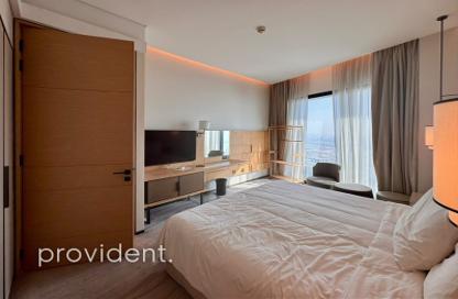Apartment - 1 - 2 for rent in Jumeirah Gate Tower 2 - The Address Jumeirah Resort and Spa - Jumeirah Beach Residence - Dubai