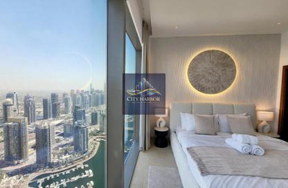Apartment - 1 Bedroom - 2 Bathrooms for rent in Panoramic Tower - Dubai Marina - Dubai