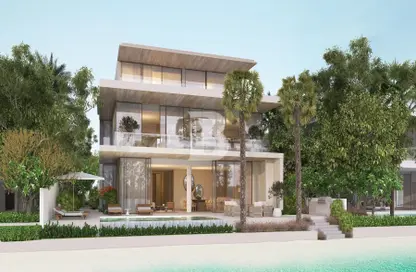 Villa - 5 Bedrooms - 6 Bathrooms for sale in Beach Collection Frond A - Beach Collection - Palm Jebel Ali - Dubai