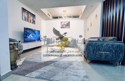Apartment - 2 Bedrooms - 3 Bathrooms for rent in Beach Tower 2 - Al Khan Lagoon - Al Khan - Sharjah