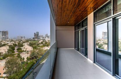 Apartment - 1 Bedroom - 2 Bathrooms for rent in Vista by Prestige One - Dubai Sports City - Dubai