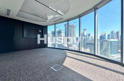 Office Space - Studio - 1 Bathroom for rent in The Binary Tower - Business Bay - Dubai