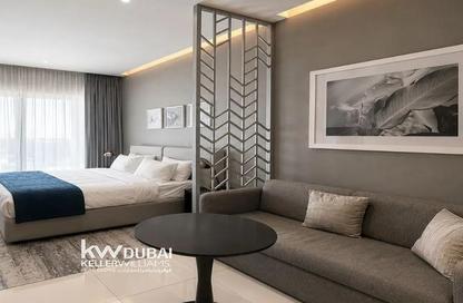 Apartment - Studio - 1 Bathroom for rent in Damac Maison Prive A - Damac Maison Prive - Business Bay - Dubai