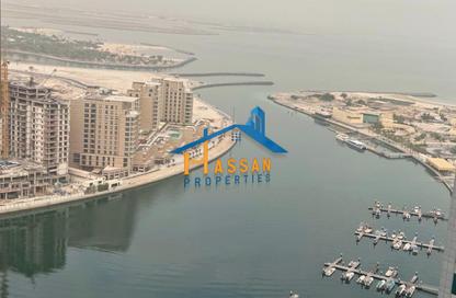 Apartment - 3 Bedrooms - 3 Bathrooms for rent in Beach Tower 1 - Al Khan Lagoon - Al Khan - Sharjah